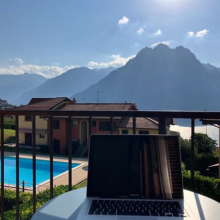 Happy Guest Apartments - Lake View And Pool Riva di Solto Bagian luar foto